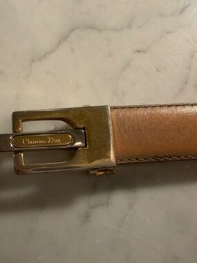 Christian Dior Leather Belt Vintage